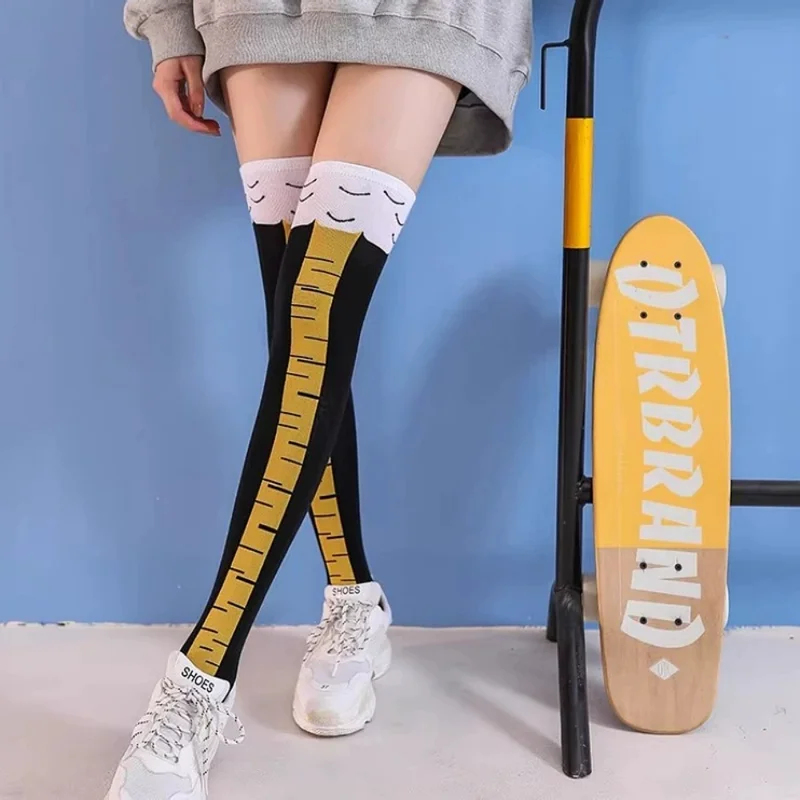 ถุงเท้ายาวลายตีนไก่ 1/2 คู่ สำ - Funny Chicken Leg Socks บทวิจารณ์และราคา