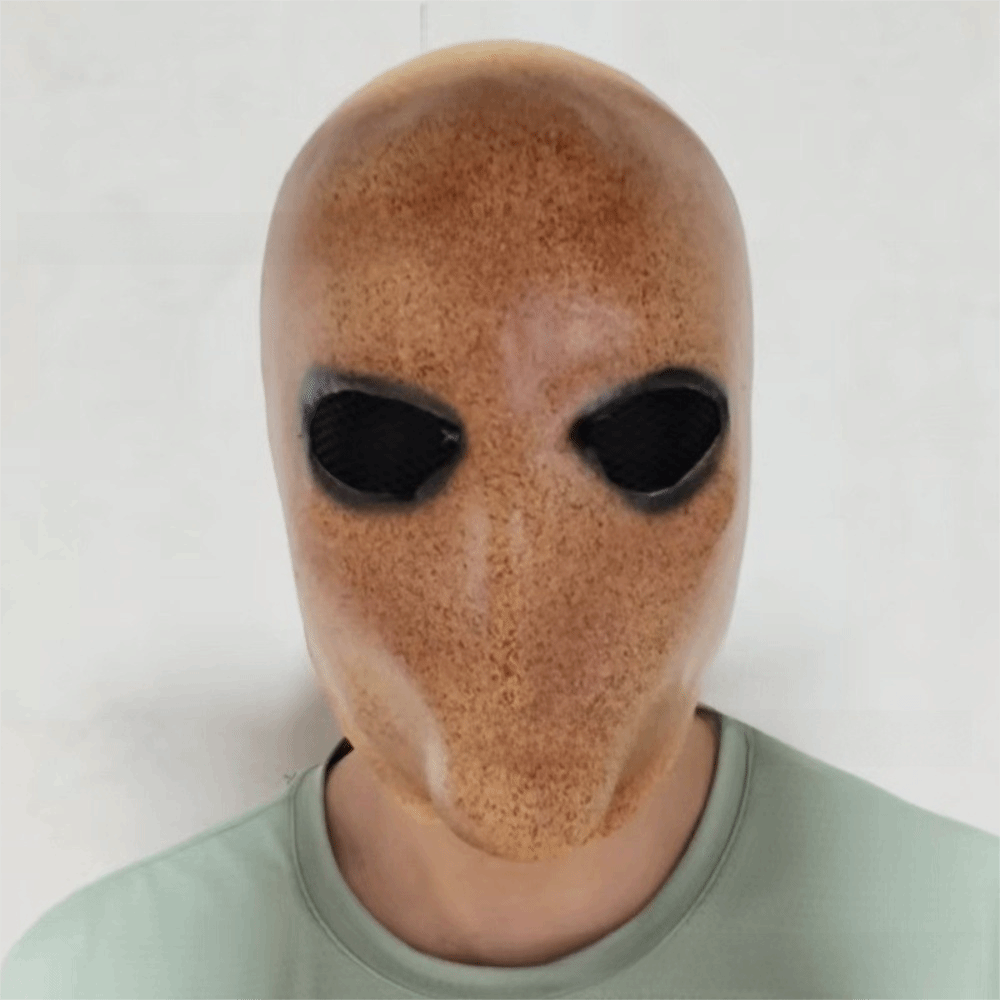 หน้ากากสลิมแมนฮาโลวีนแบบไม่มีห - Latex Alien Mask Realistic บทวิจารณ์และราคา