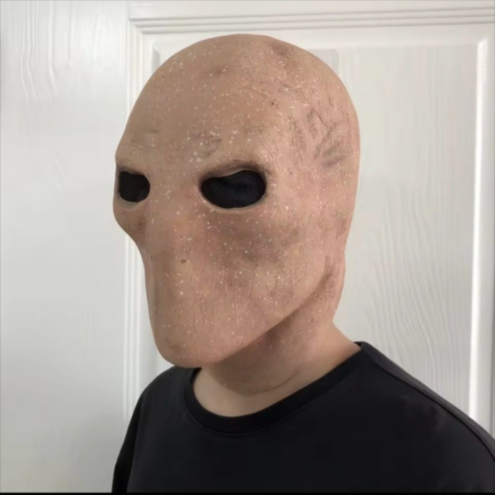 หน้ากากสลิมแมนฮาโลวีนแบบไม่มีห - Latex Alien Mask Realistic บทวิจารณ์และราคา
