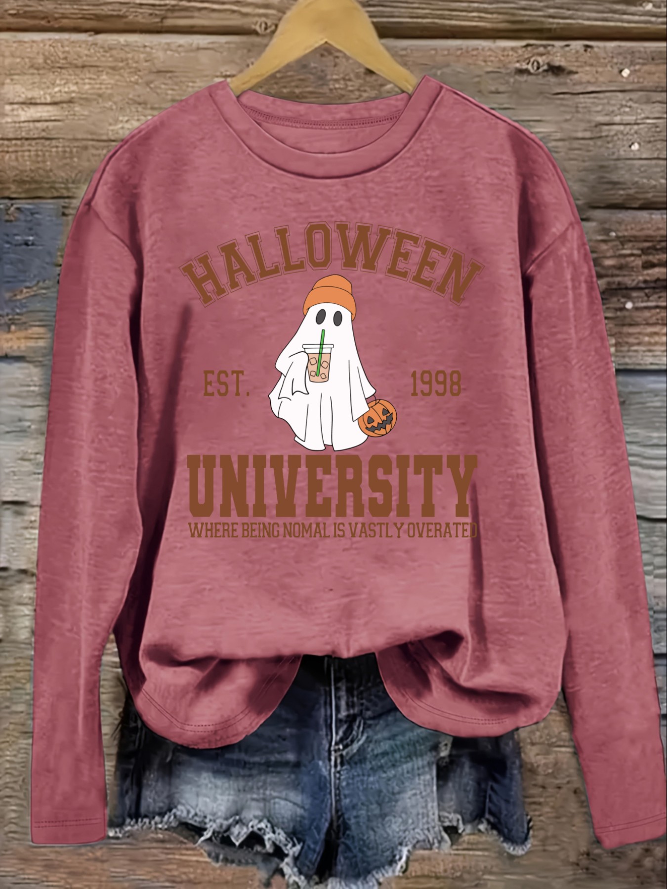 เสื้อยืดแขนยาวคอกลมลำลองสำหรับ - Costumes บทวิจารณ์และราคา