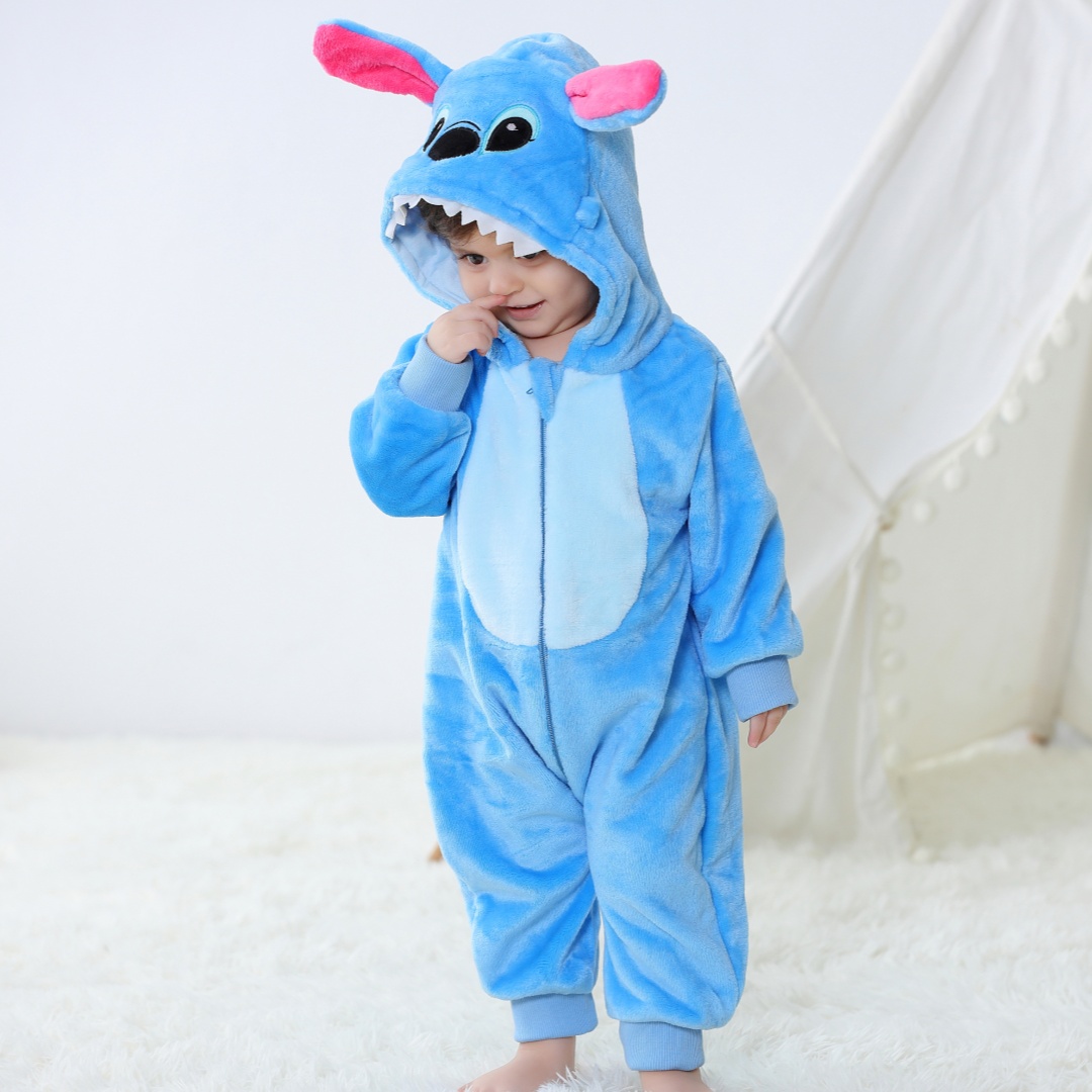 ชุดคิกุรุมิสติทช์การ์ตูนสำหรับ - Spiderman Jumpsuit Kids บทวิจารณ์และราคา