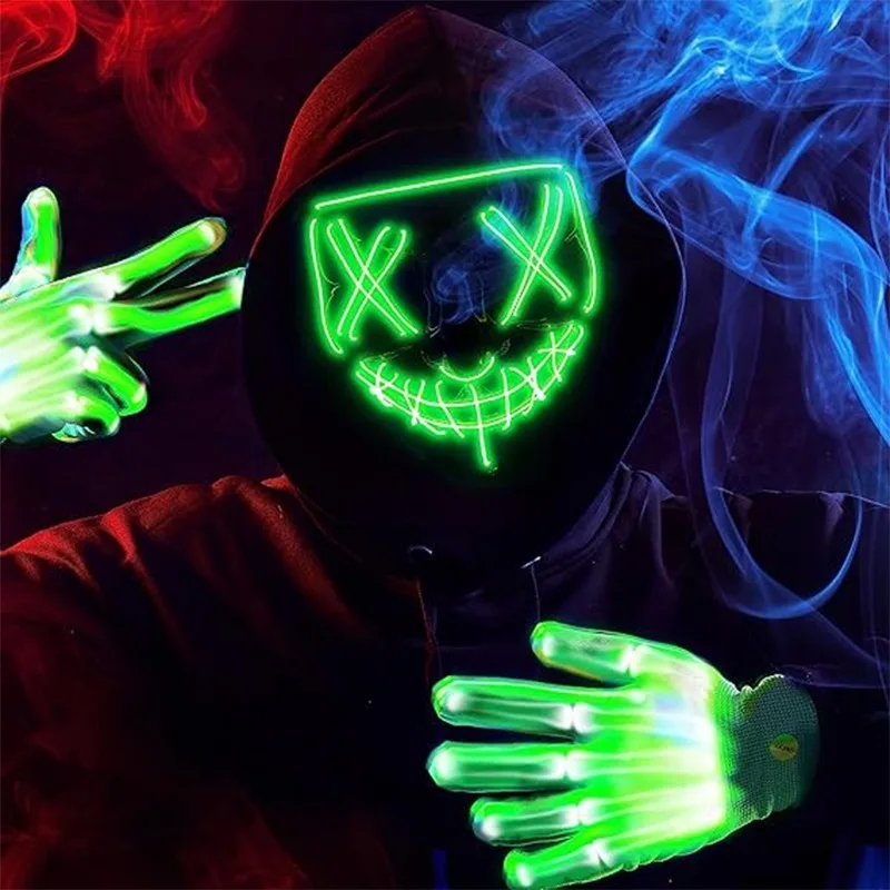 หน้ากาก LED สำหรับงานฮาโลวีน ง - Led Purge Mask Halloween บทวิจารณ์และราคา