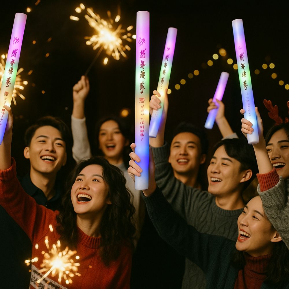 แท่งโฟมเรืองแสงหลากสีสัน แอทโม - Flashing Led Foam Sticks Party บทวิจารณ์และราคา