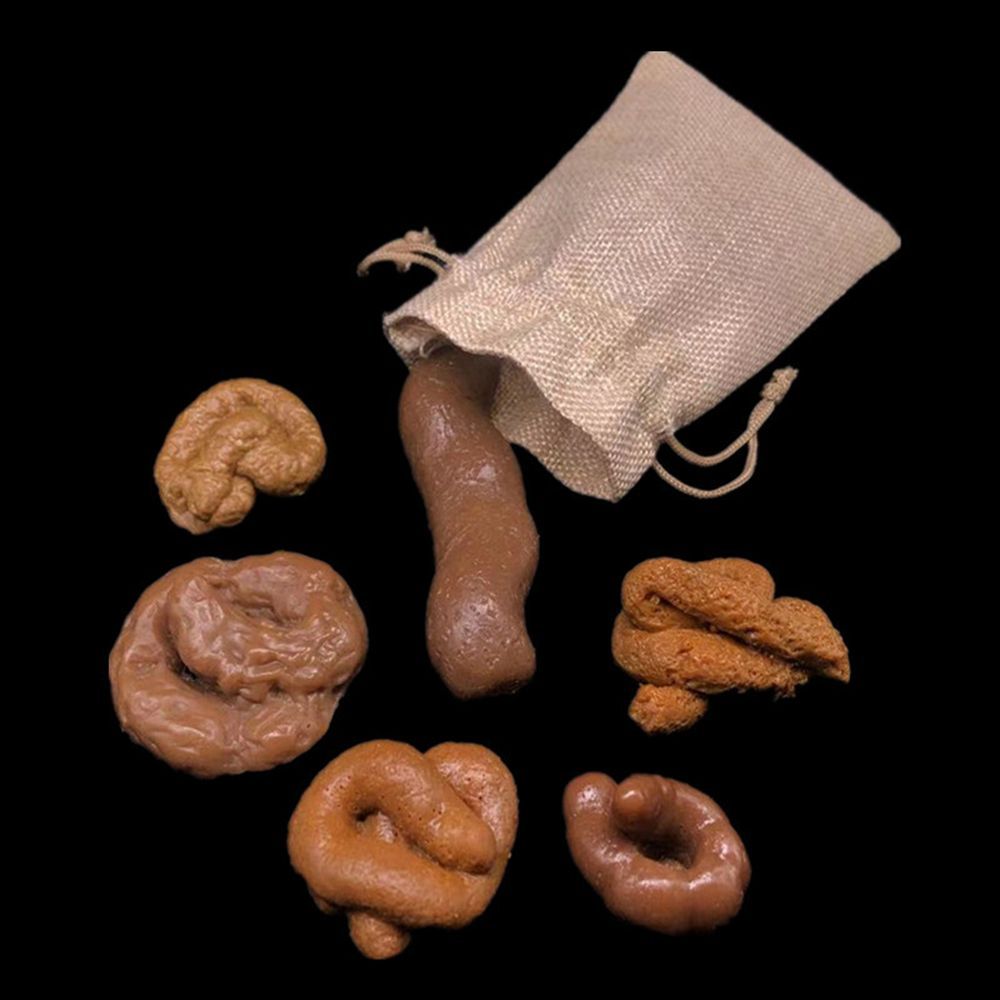 ของเล่นแกล้งขำขัน 6 ชิ้น อุปกร - Fake Poop Gag Gift บทวิจารณ์และราคา