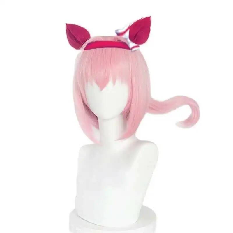 Uma Musume Haru Urara คอสเพลย์ - Anime Cosplay Wig Heat Resistant บทวิจารณ์และราคา