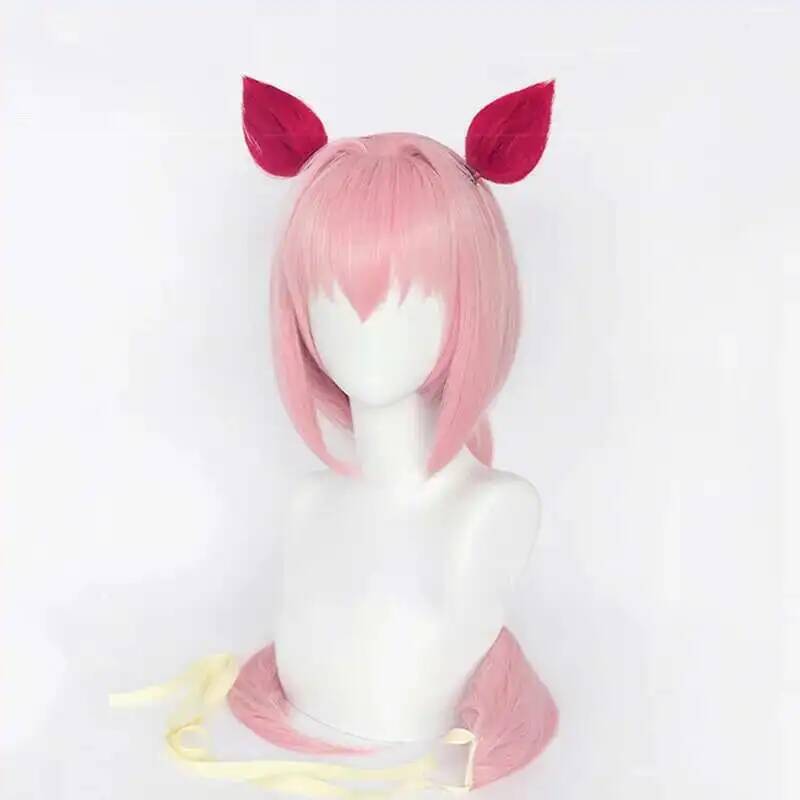 Uma Musume Haru Urara คอสเพลย์ - Anime Cosplay Wig Heat Resistant บทวิจารณ์และราคา