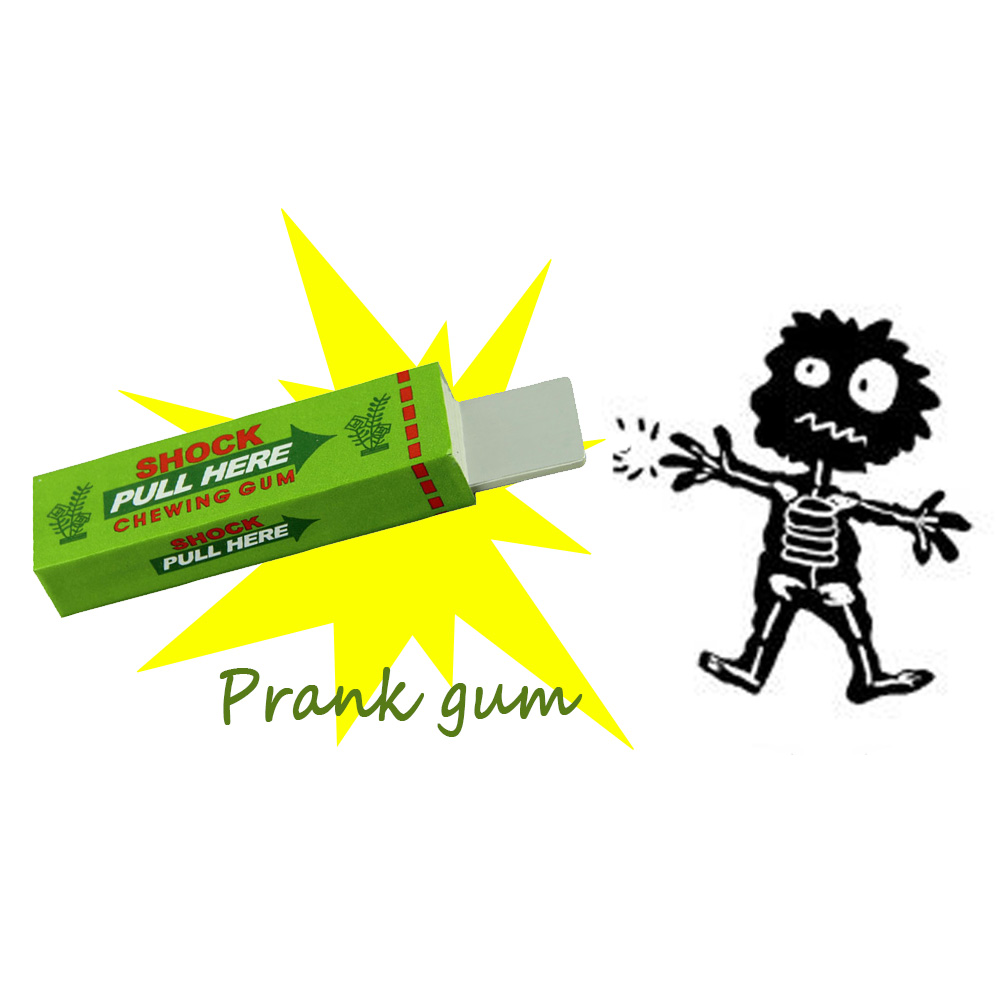 Electric Shock Joke Chewing Gu - Shock Pen Prank Toy บทวิจารณ์และราคา
