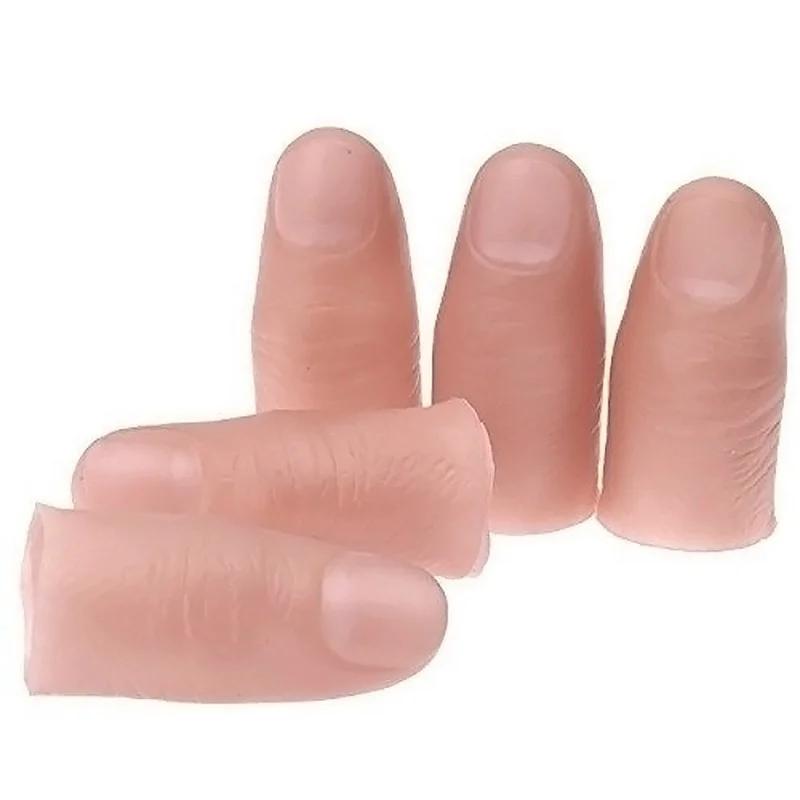 5 ชิ้น/เซ็ตปลอมนุ่ม Thumb TIP  - Thumb Tip Magic Trick Set บทวิจารณ์และราคา