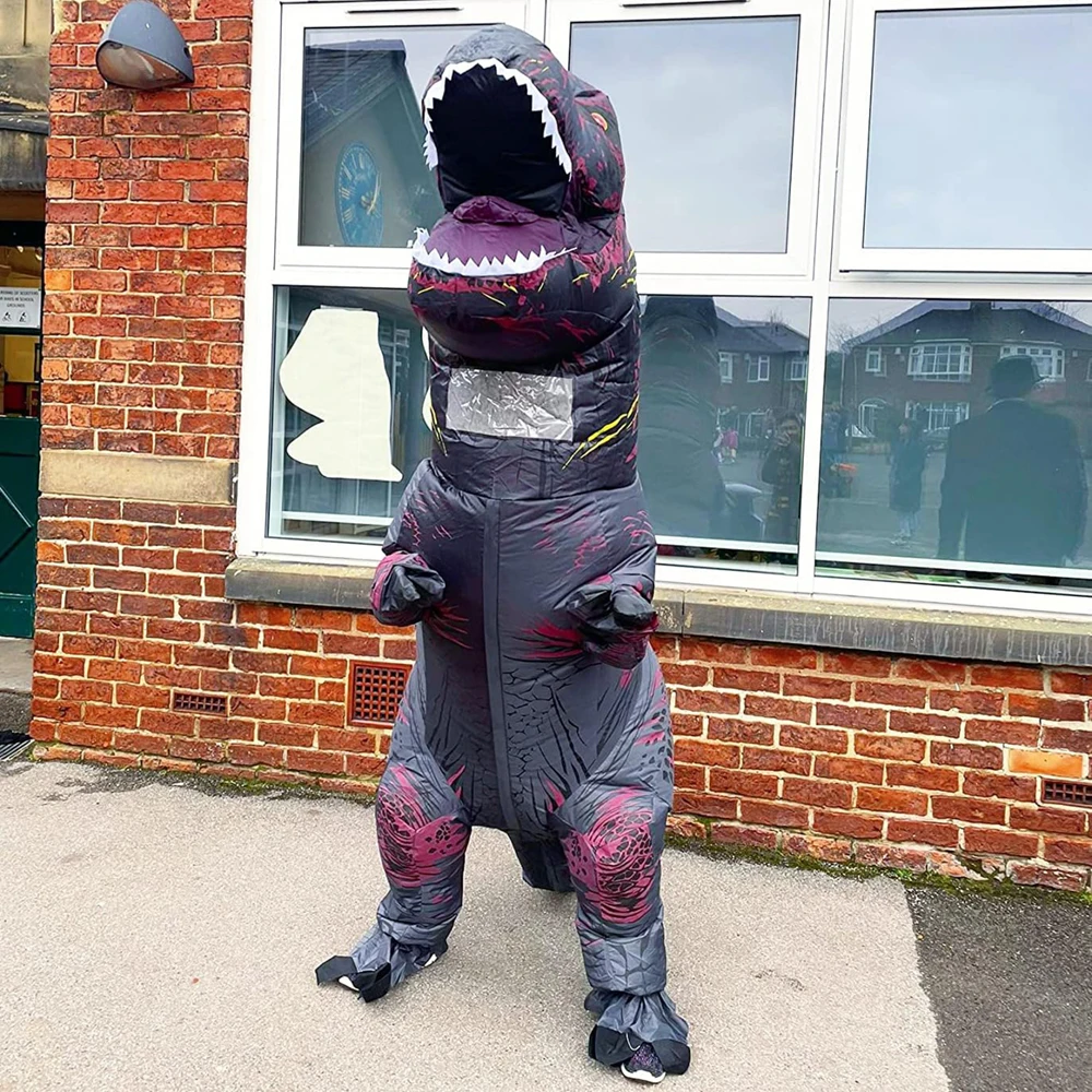 Tyrannosaurus ชุดไดโนเสาร์พอง  - Inflatable Dinosaur Costume Adult บทวิจารณ์และราคา
