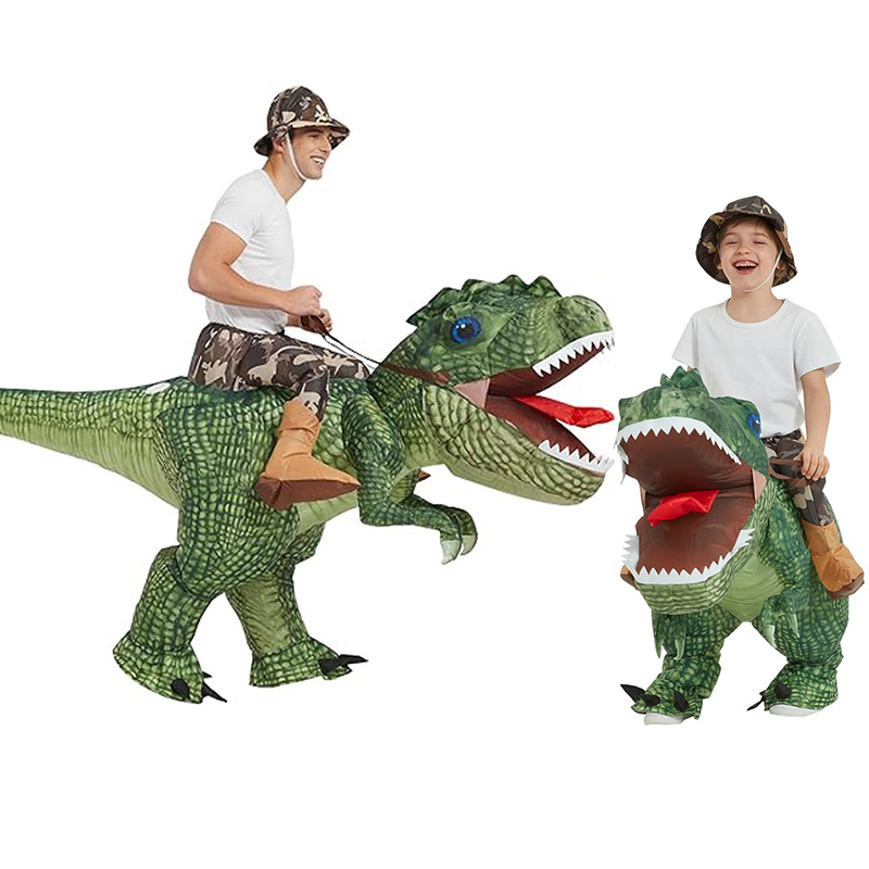 ชุดไดโนเสาร์ไทแรนโนซอรัสเร็กซ์ - Inflatable Dinosaur Costume Adult บทวิจารณ์และราคา