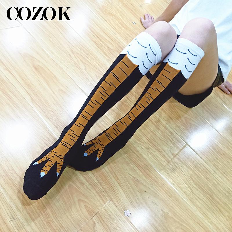 คุณภาพสูงสตรี Crazy ตลกไก่ขา C - Funny Chicken Leg Socks บทวิจารณ์และราคา