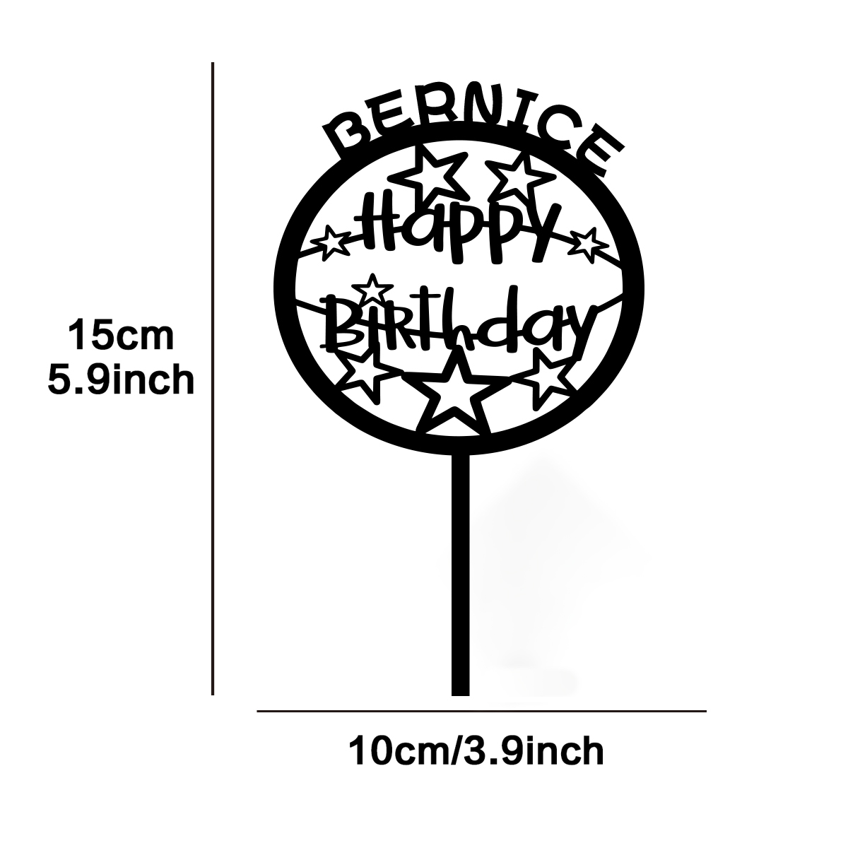 ของตกแต่งเค้กแบบปาร์ตี้ 1 ชิ้น - Party Supplies บทวิจารณ์และราคา